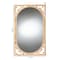 Bali & Pari Isley Modern Bohemian Natural Brown Rattan Accent Wall Mirror 242-13559-ZORO - alternate 2